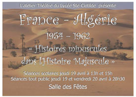 Affiche France-Algérie